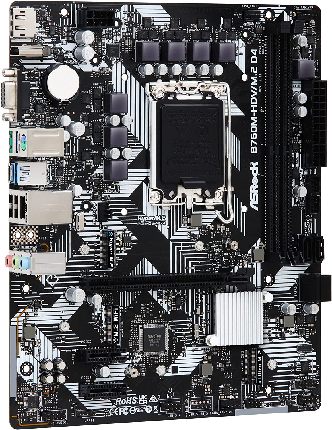 B760M-HDV/M.2 D4, Mainboard