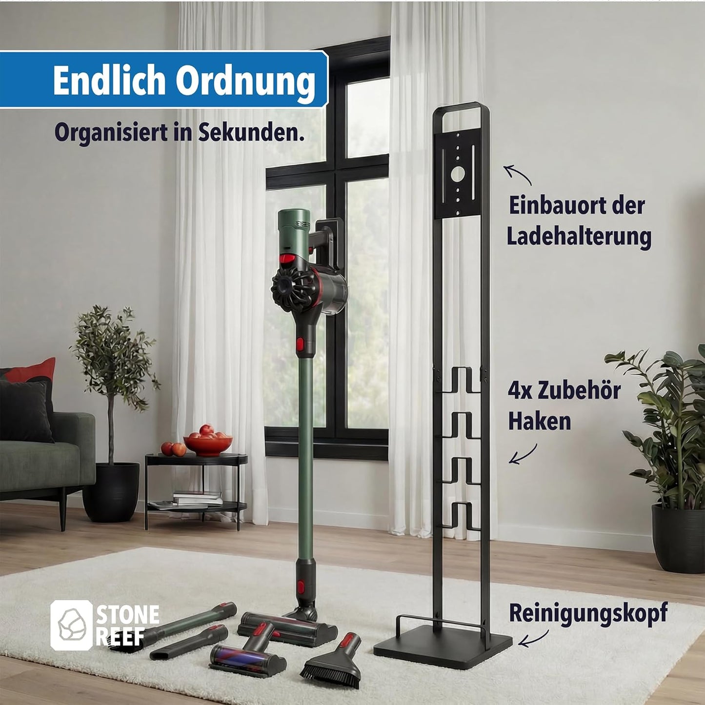 Freistehender Ständer für Dyson Akkusauger