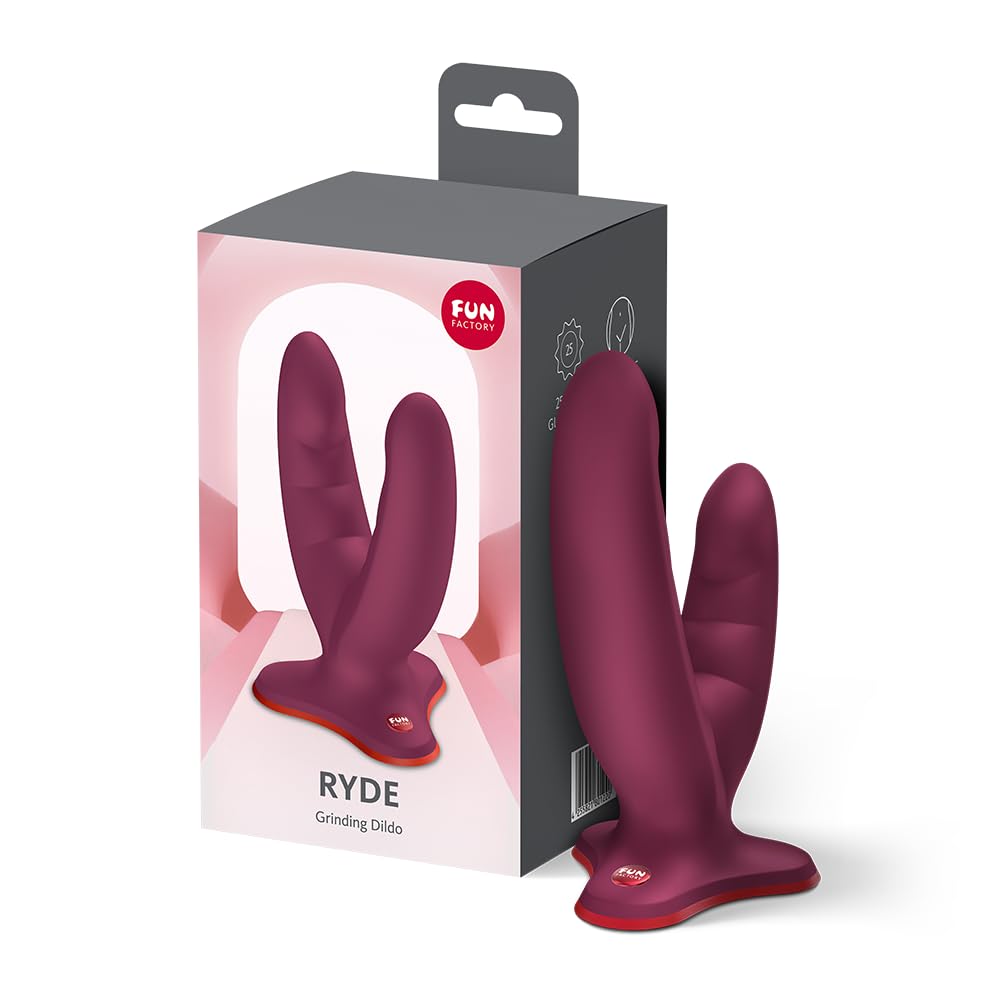 Ryde Doppeldildo mit Saugfuss, Flieder