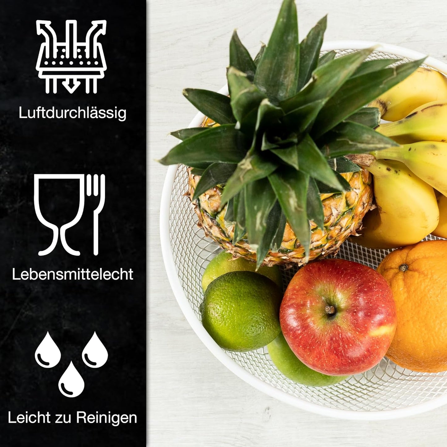 Obstkorb, Weiss Obstkorb