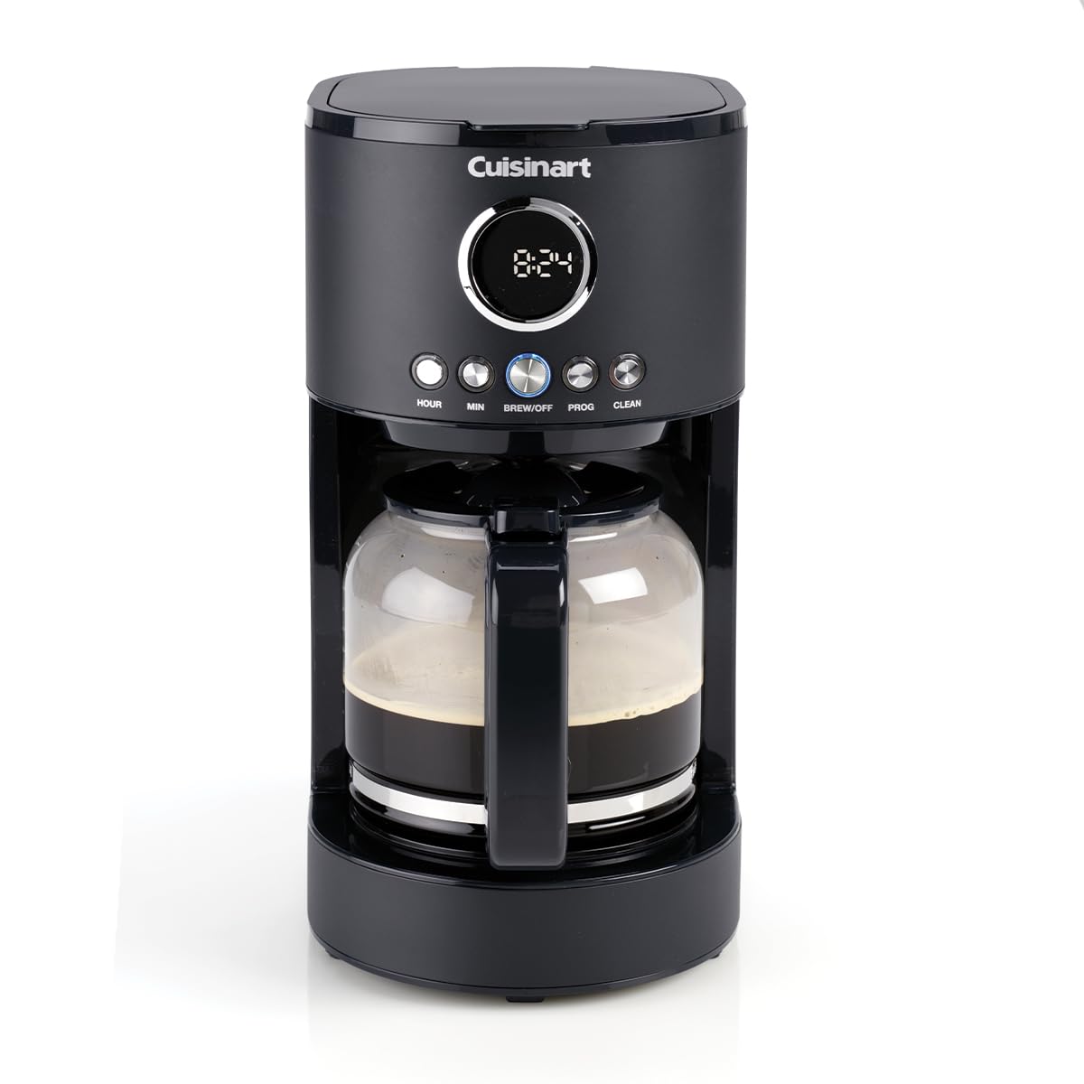 Filterkaffeemaschine mit Karaffe, 12 Tassen Schwarz