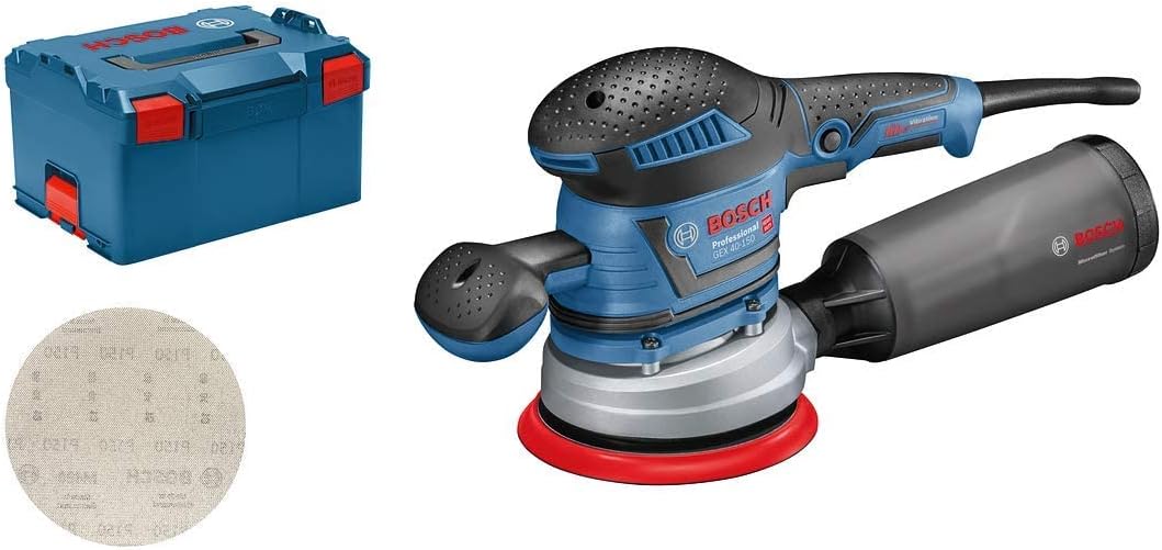 Exzenterschleifer GEX 40-150 mit 1 x Schleifblatt M480 und L-BOXX, Standard GEX 40-150 (in L-BOXX)