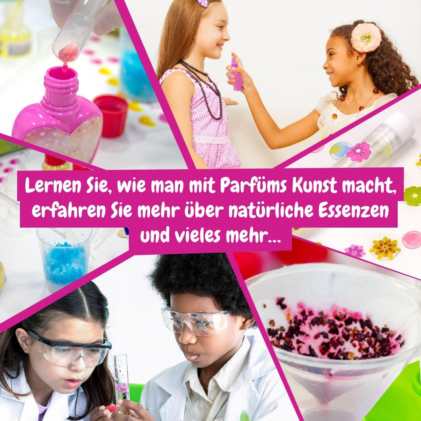 Superparfümlabor, Science4you - Superparfümlabor für Kinder +8 Jahre - Parfüm Selber Machen Set für Kinder: