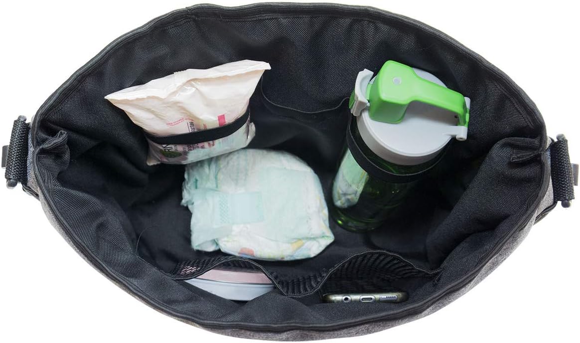 Wickeltasche mit Kinderwagenbefestigung