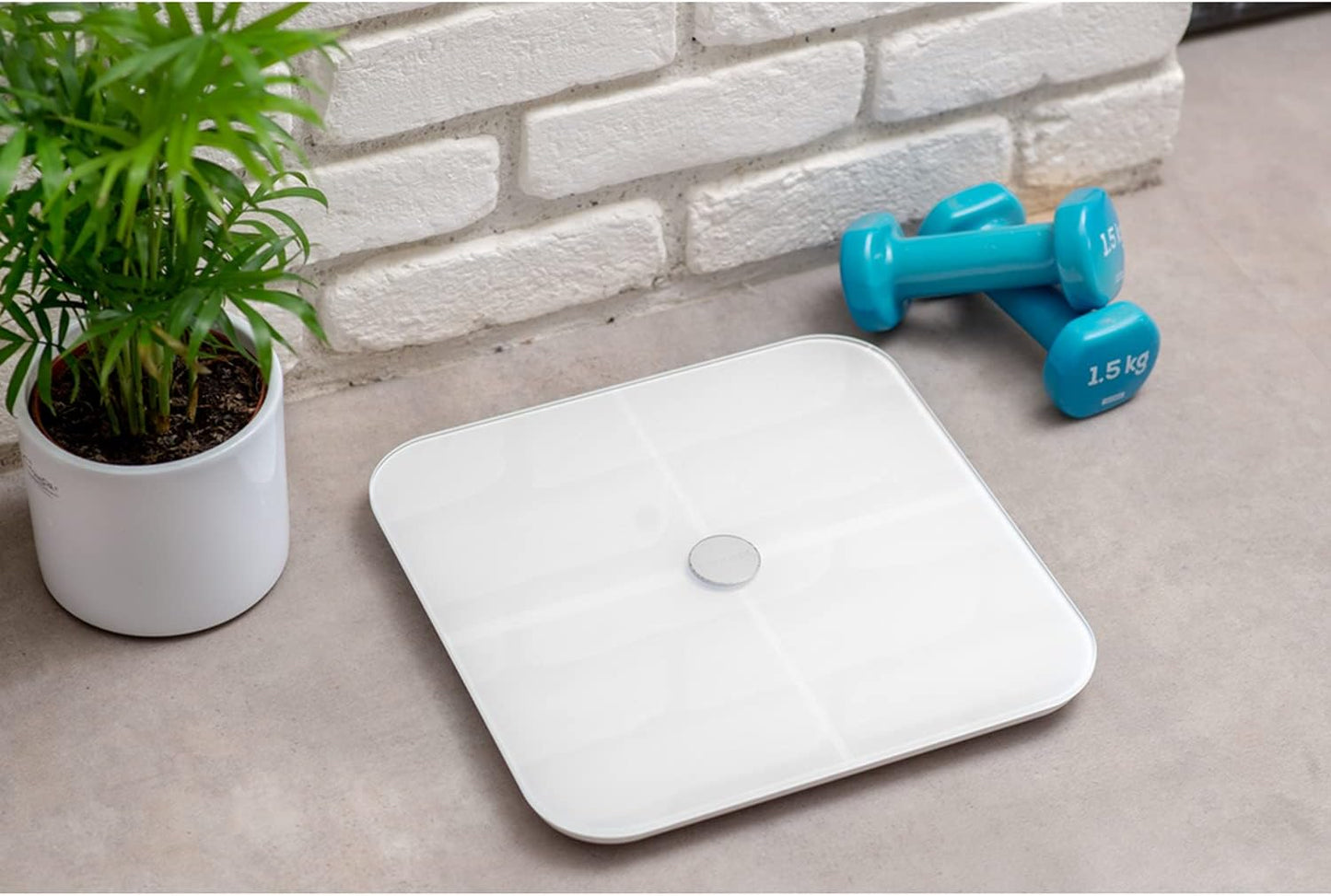 VO4010 Körperanalysewaage mit App und Bluetooth, White