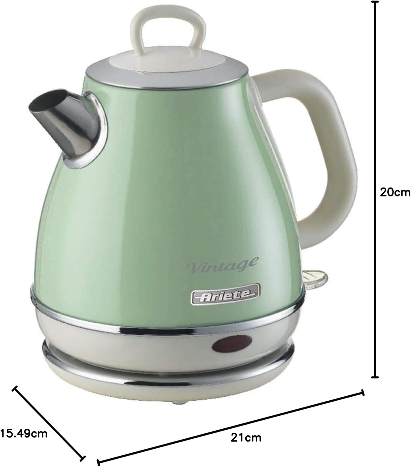Elektrische Wasserkocher 1L 2868/04, Grün 2868