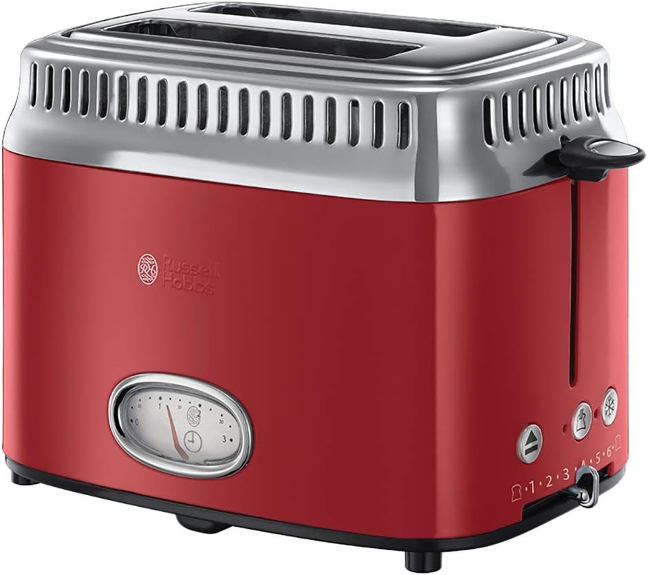 Retro Toaster, Rot 1,7l