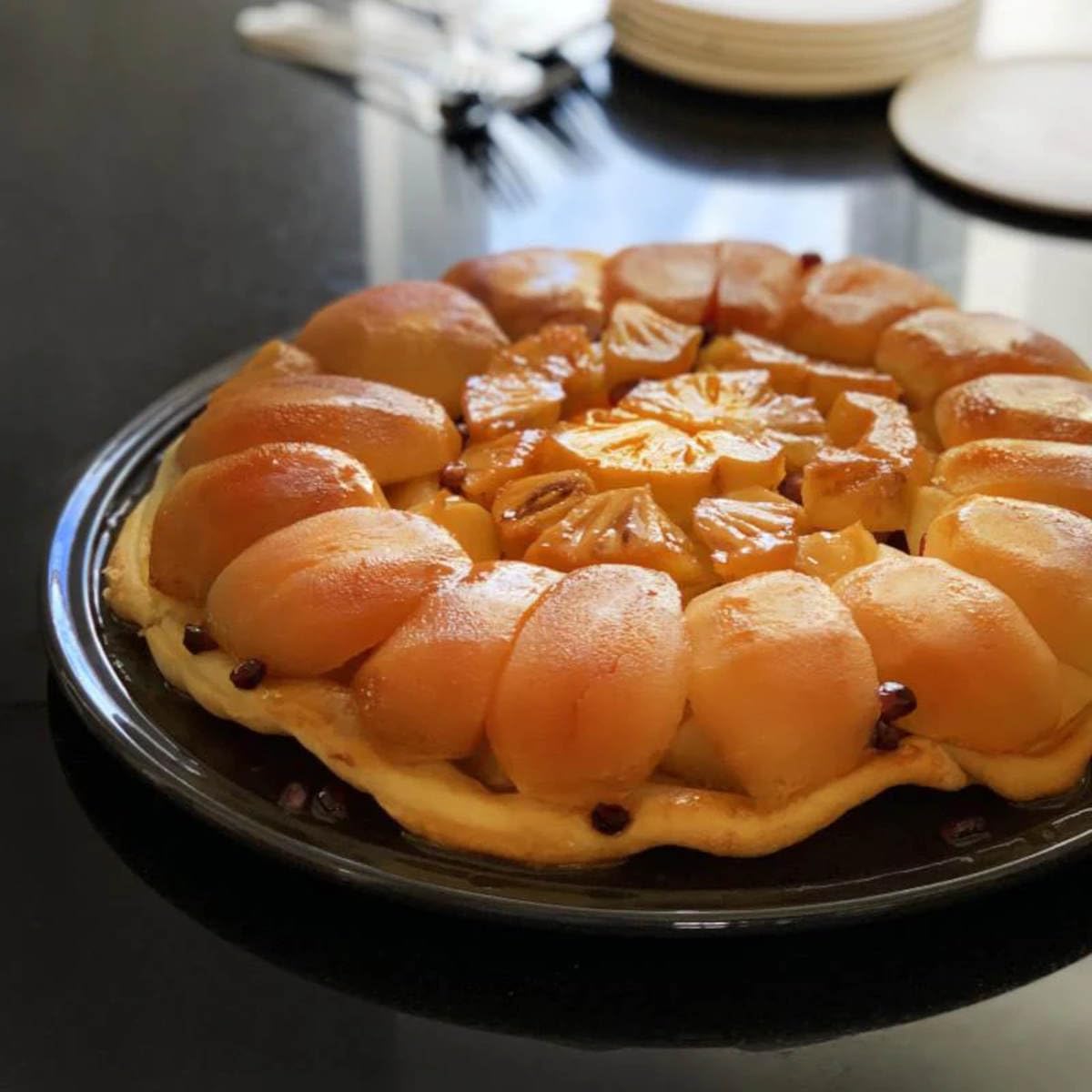 Tarte Tatin Backform-Set, Zeichenkohle