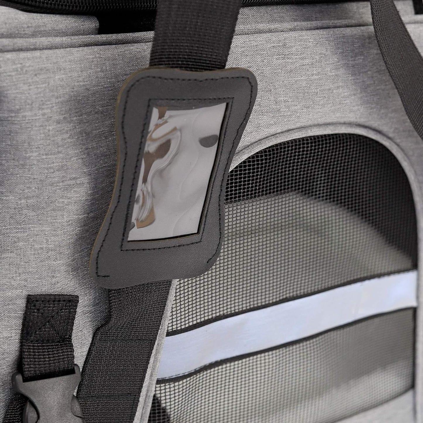 Hundetasche, Grau