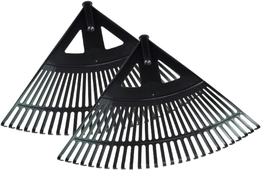 2er-Set Gartenrechen ohne Stiel