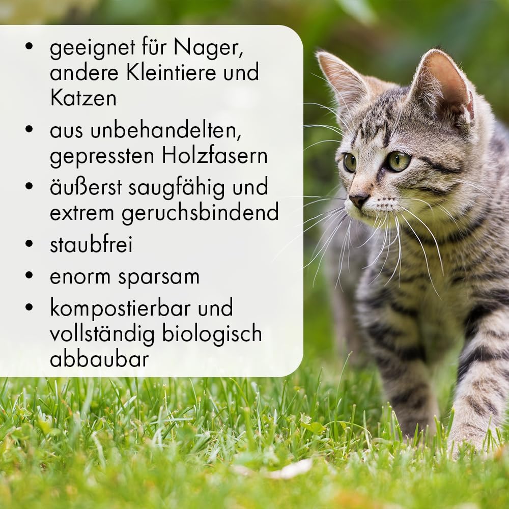 Naturholz-Kleintierpellets, 20 Liter