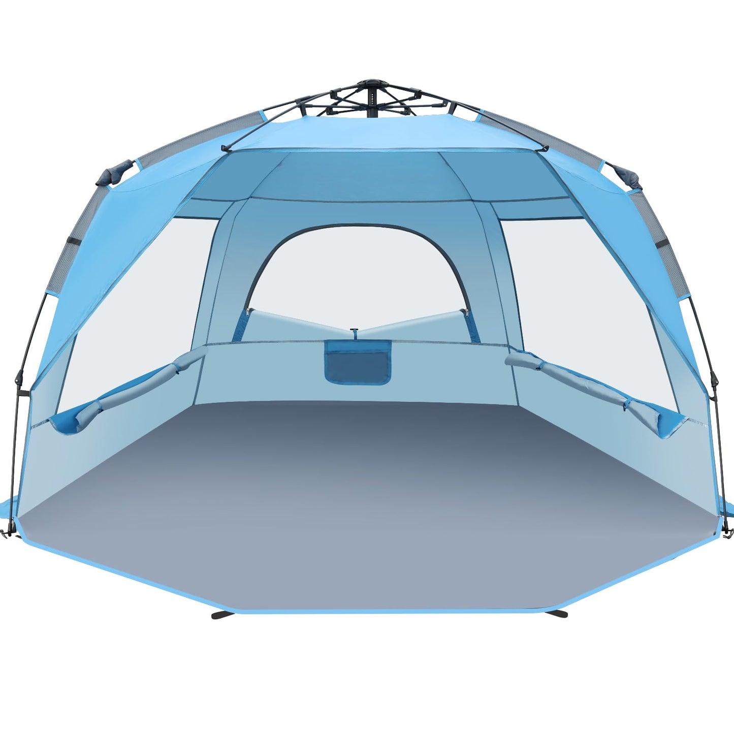 Strandmuschel Quick-Up-Zelt