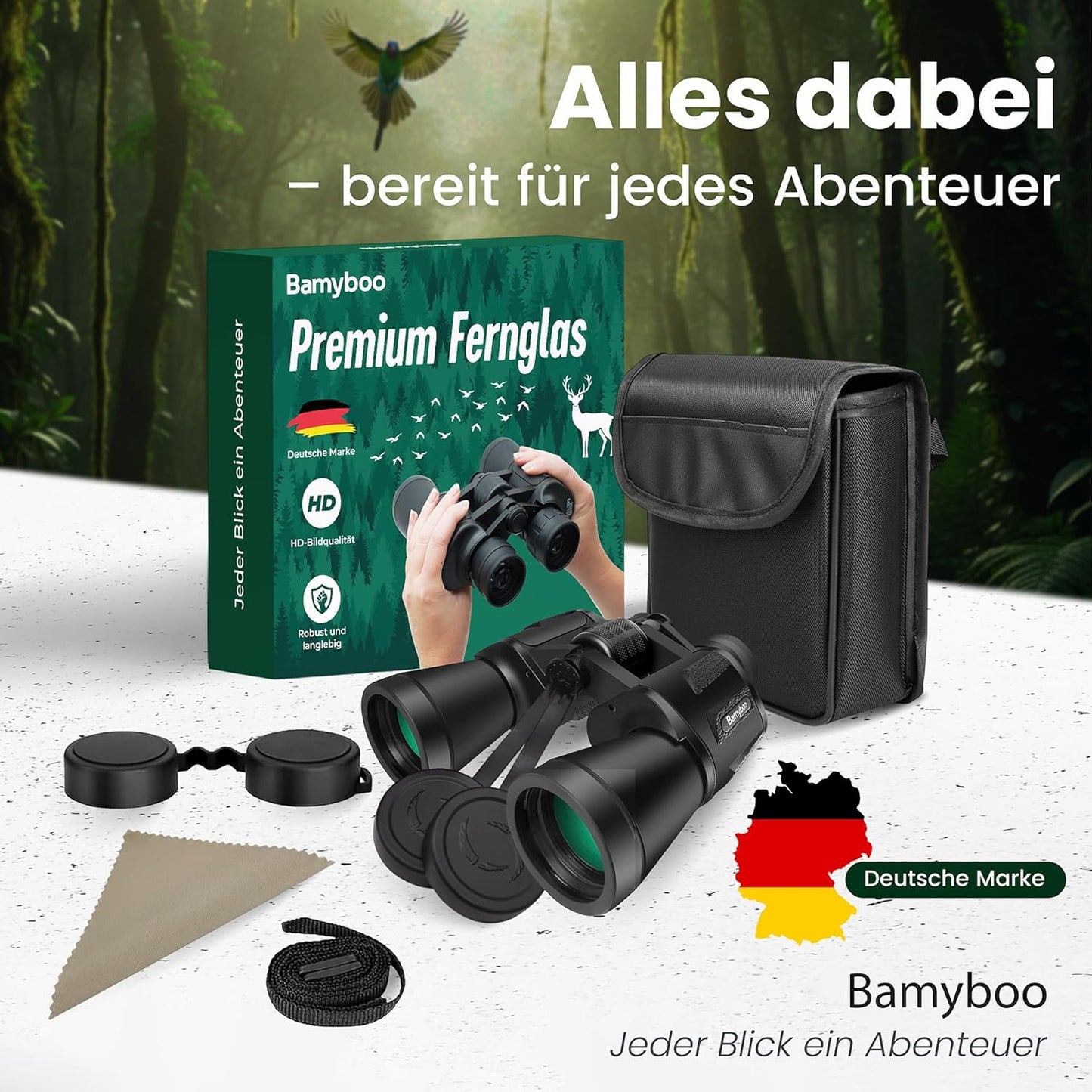 Wasserdichtes Fernglas für Outdoor-Abenteuer