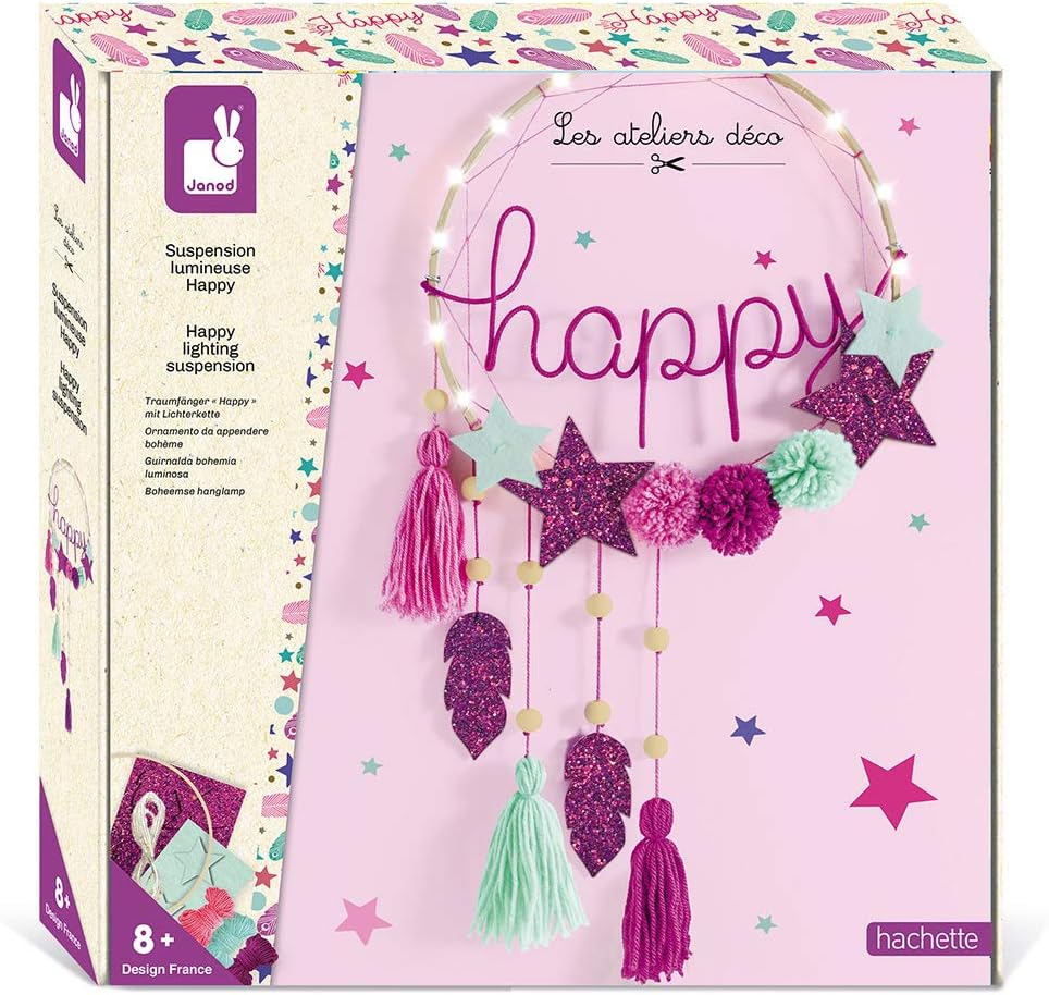 Hängelampe Happy Bastelset für Kinder