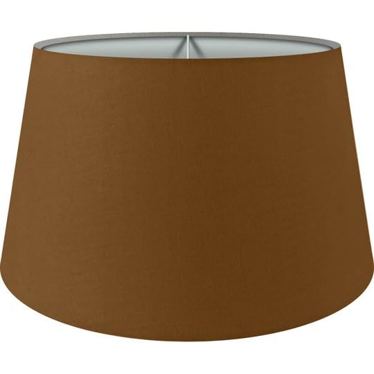 Lampenschirm, Braun XL = ØU: 30cm | ØO: 23cm | H: 18cm
