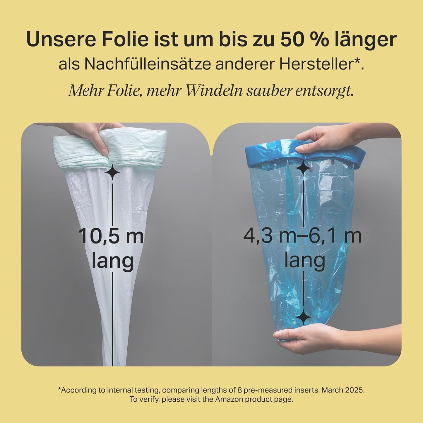 Twist & Click Windeleimer-Nachfüllpack (6er Set), Mehrfarbig 1 stück (6er Pack)