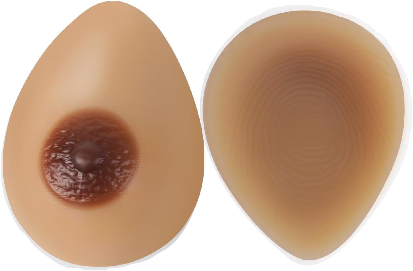 Realistische Silikon Brustformen, Tränenform, 500g/Paar, Suntan Colour S(38A/34B/32C, 500g/paar)