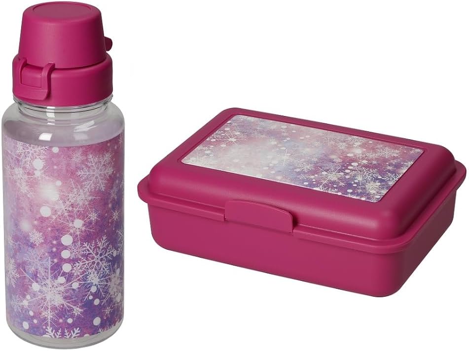 9-teiliges Schulranzen-Set, Disney Frozen Rosa 9-teilig mit Sporttasche