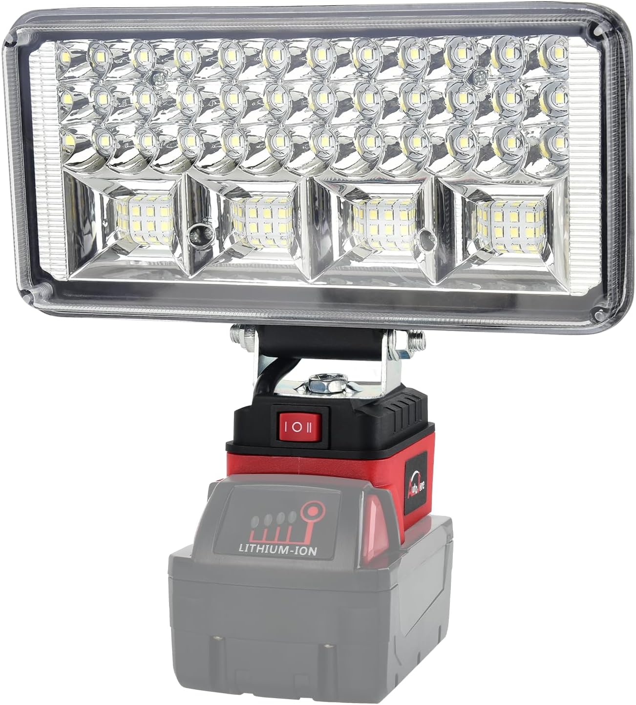 Akku-Lampe für Baustellen, 7 zoll mit USB
