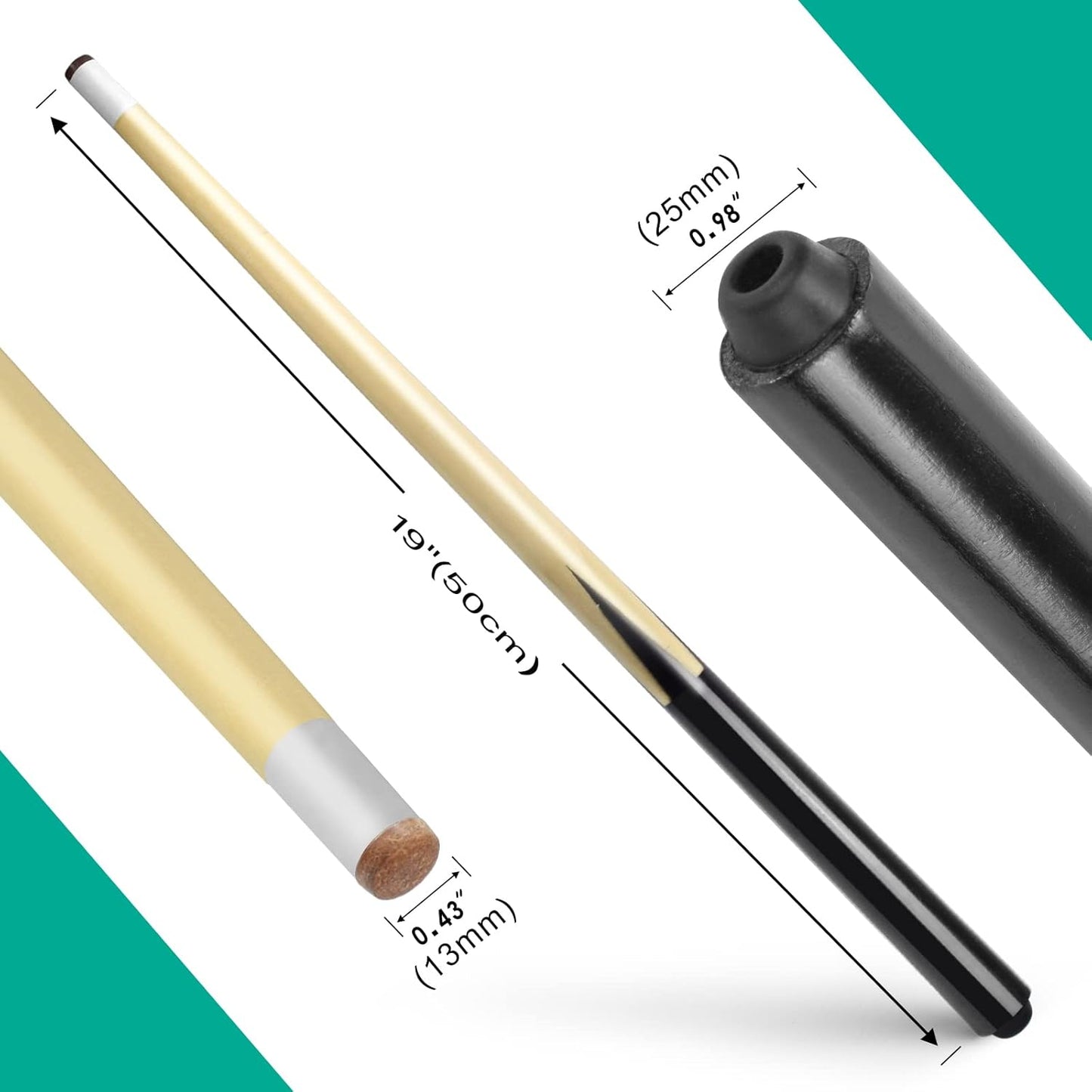 Mini-Queue-Stick Set für Pool