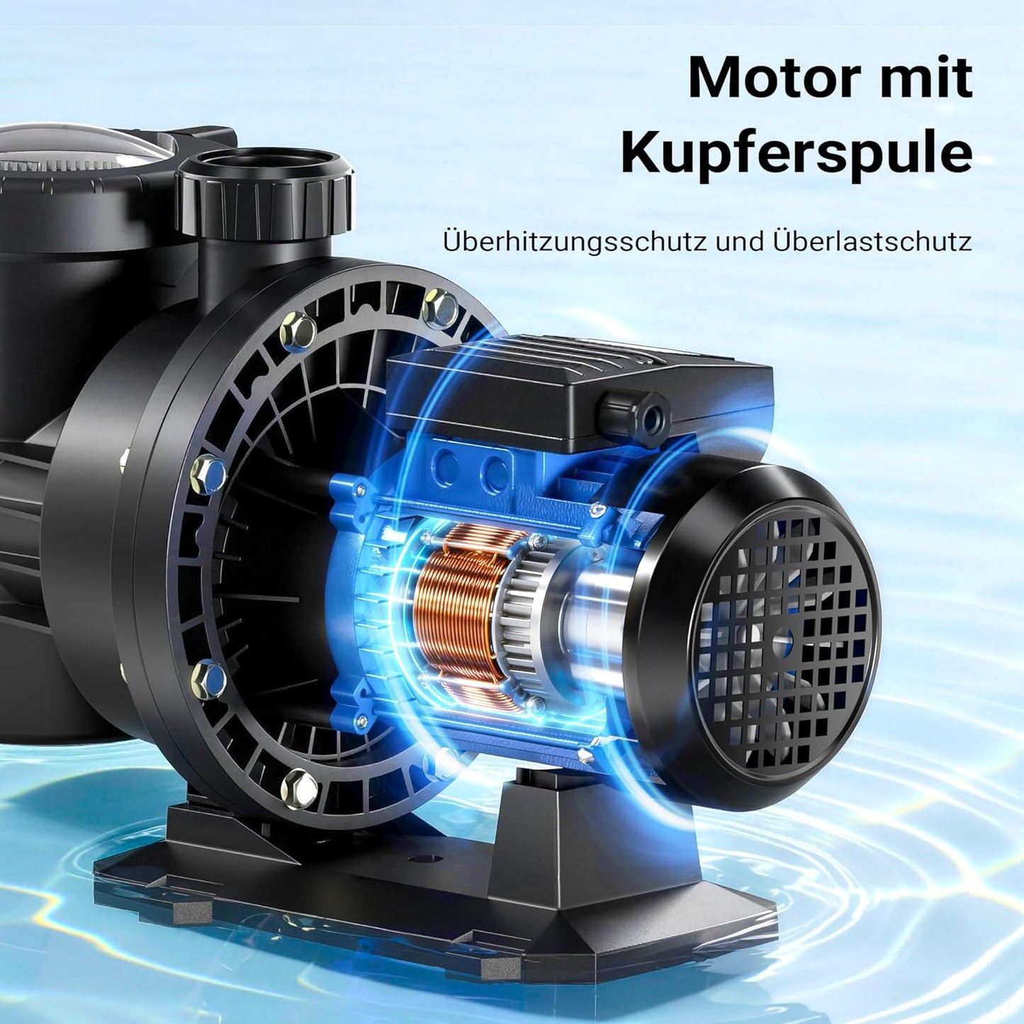 Poolpumpe, 13200 l/h