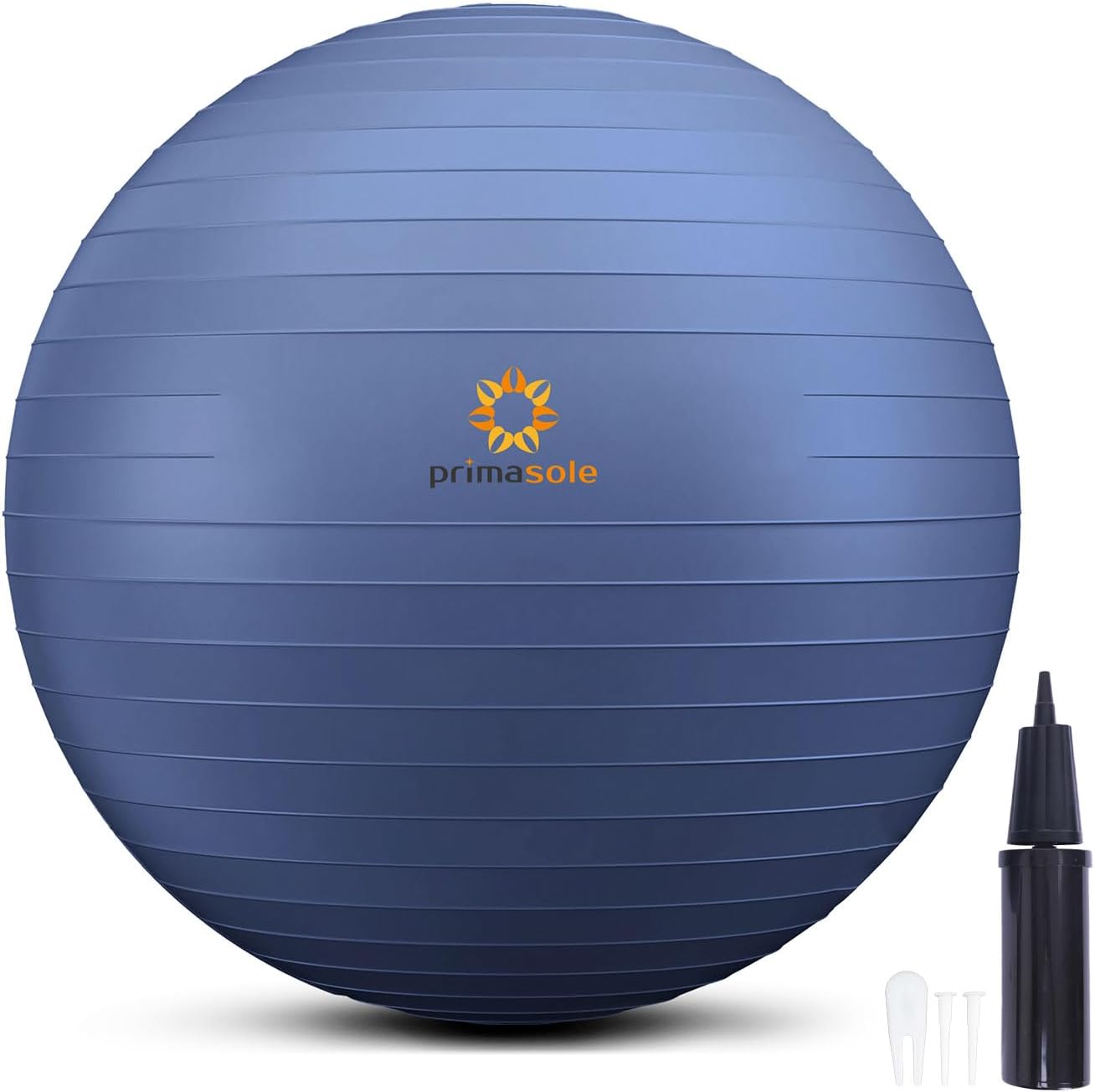 Gymnastikball für Fitness & Büro, 21.7 inch & 55 cm indigoblau