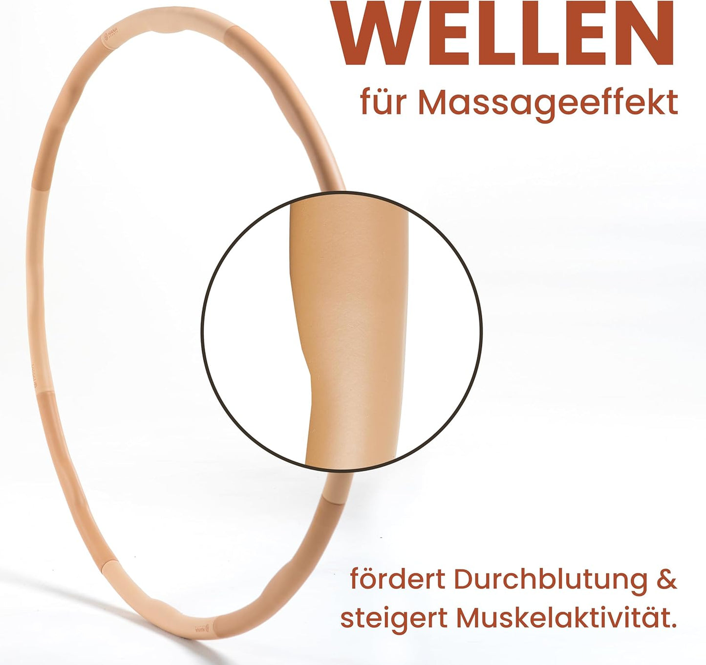 Hula Hoop Reifen für Erwachsene, Braun