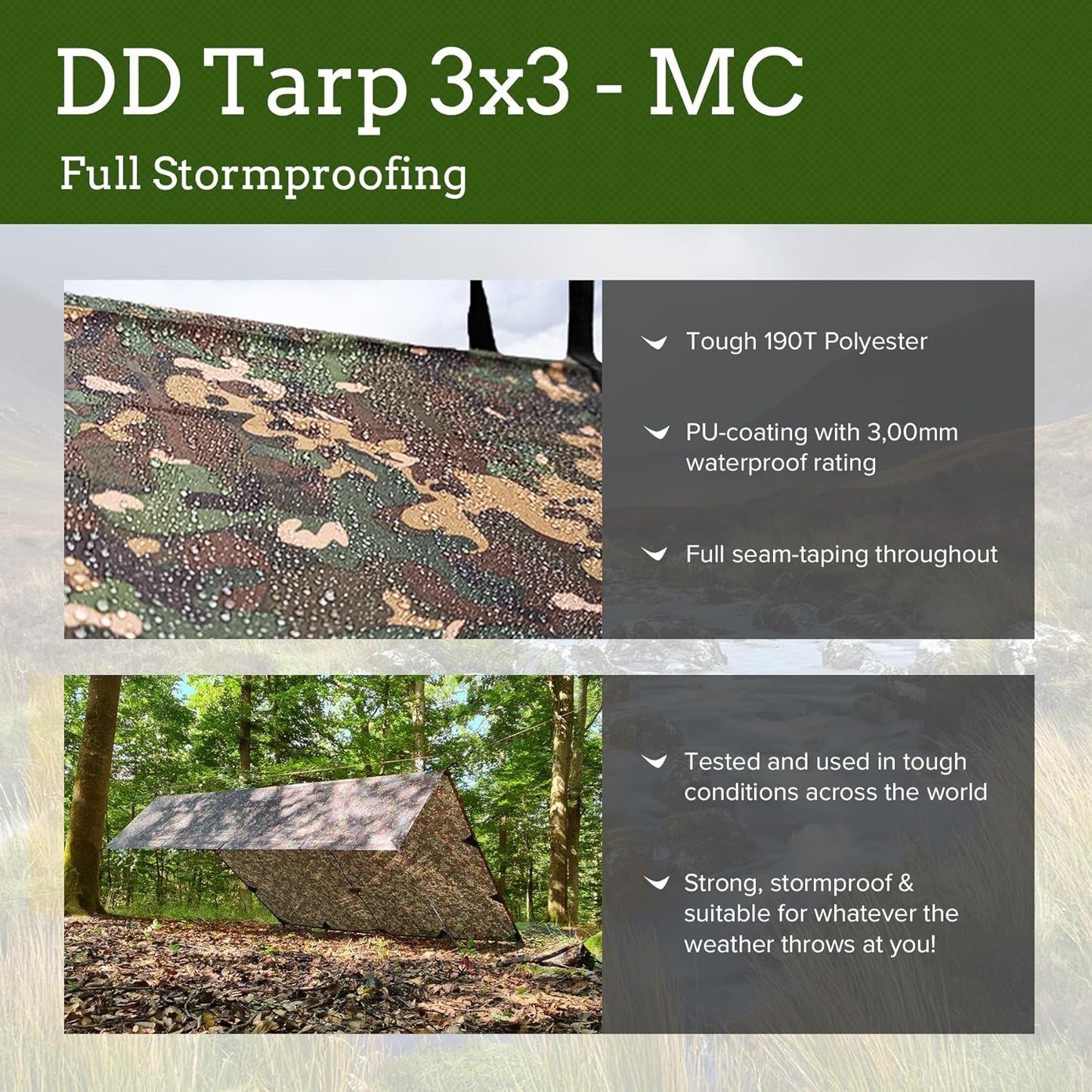 Wasserdichtes Tarp