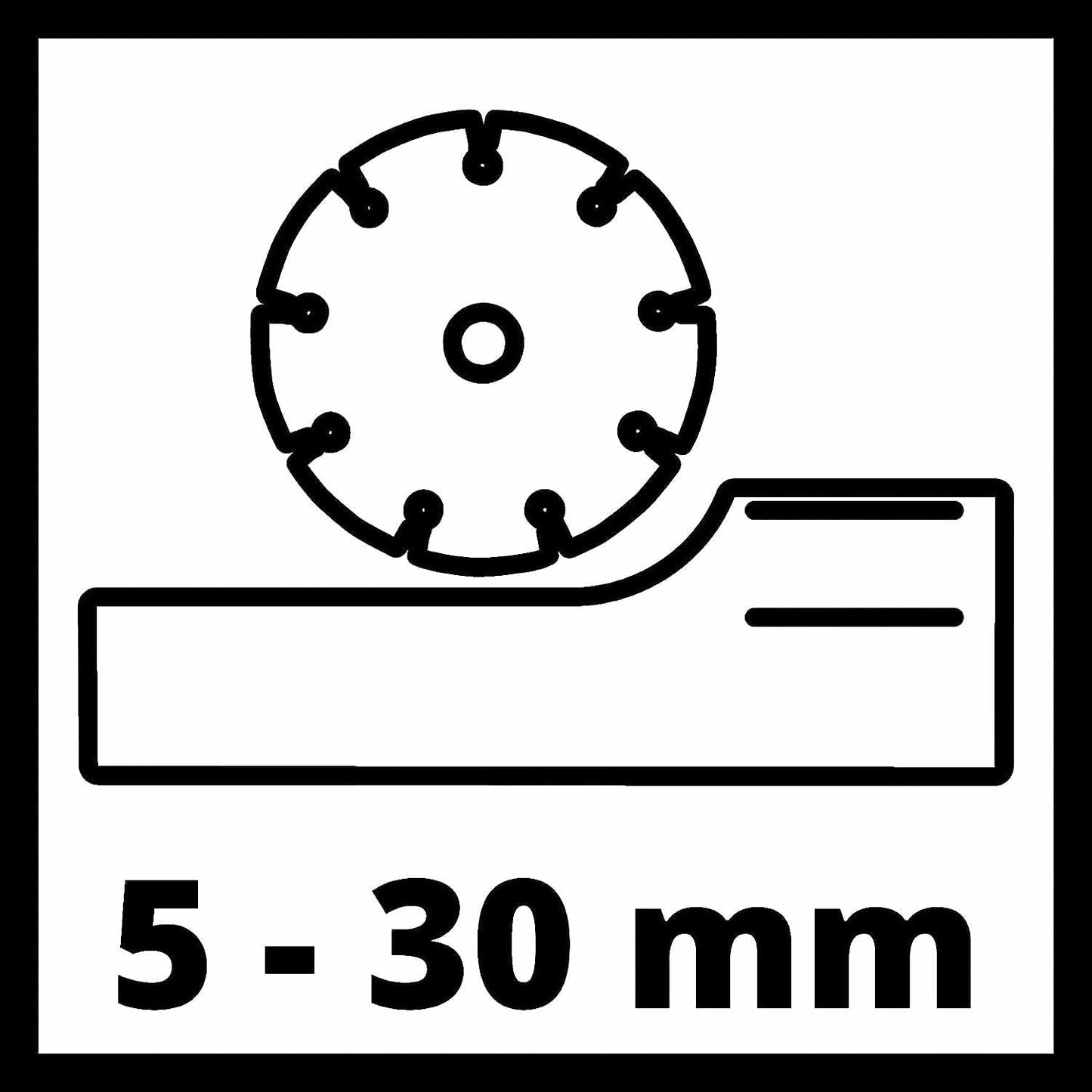 TE-MA 1500 Mauernutfräse, inkl. 2x 125 mm Trennscheiben