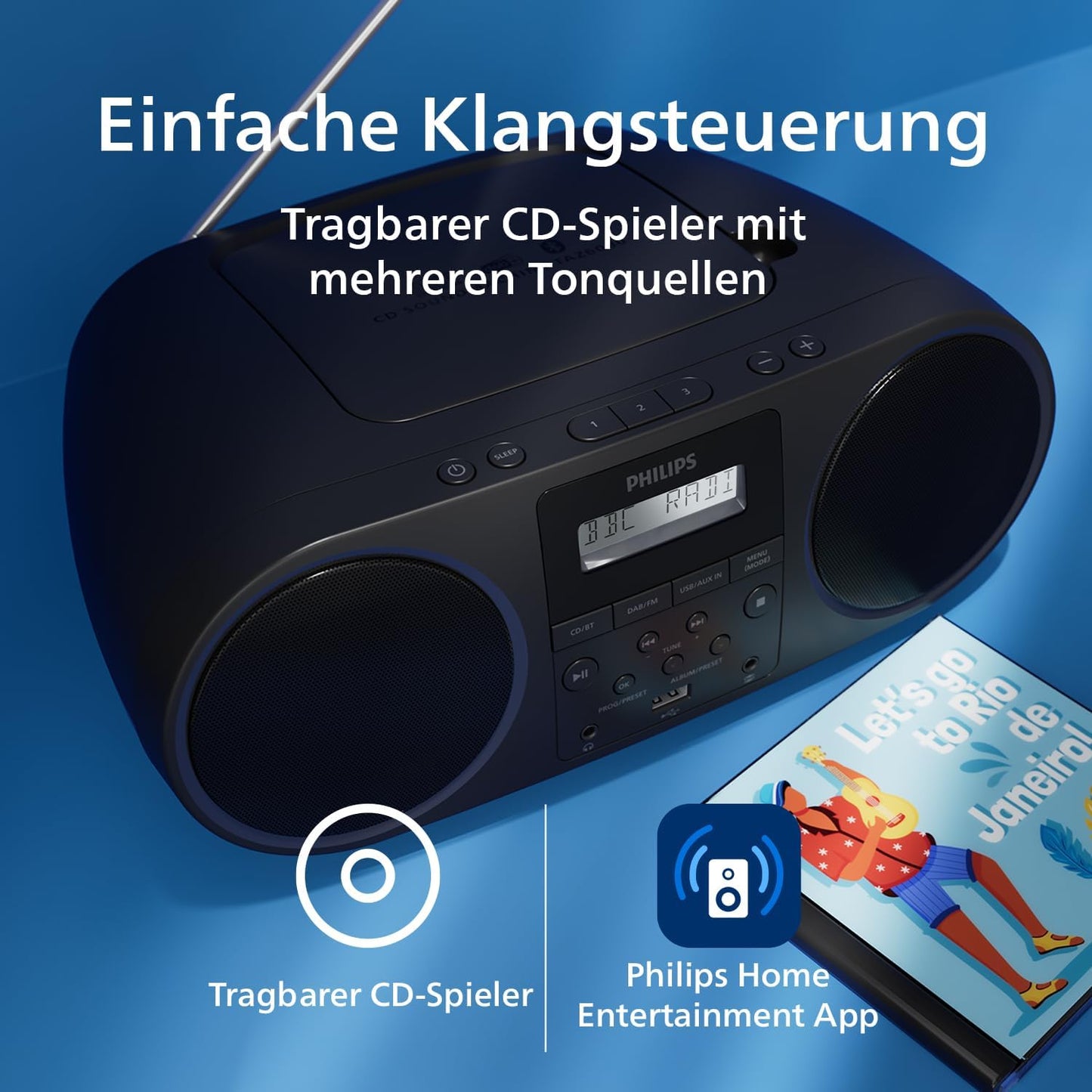 Multifunktions-CD-Spieler