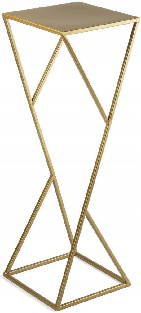 Blumenständer Metall, 70 cm Gold