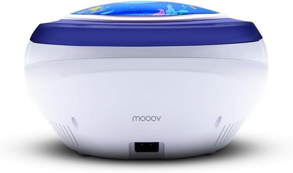 CD Player für Kinder mit Lautsprechern und USB, blau / weiß