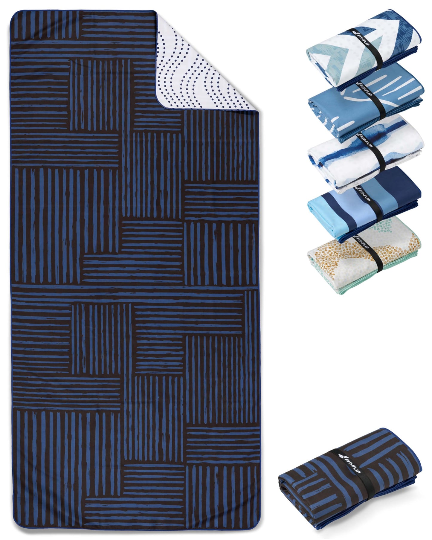 Schnelltrocknendes Strandhandtuch, 160cm x 90cm 17 Stairs