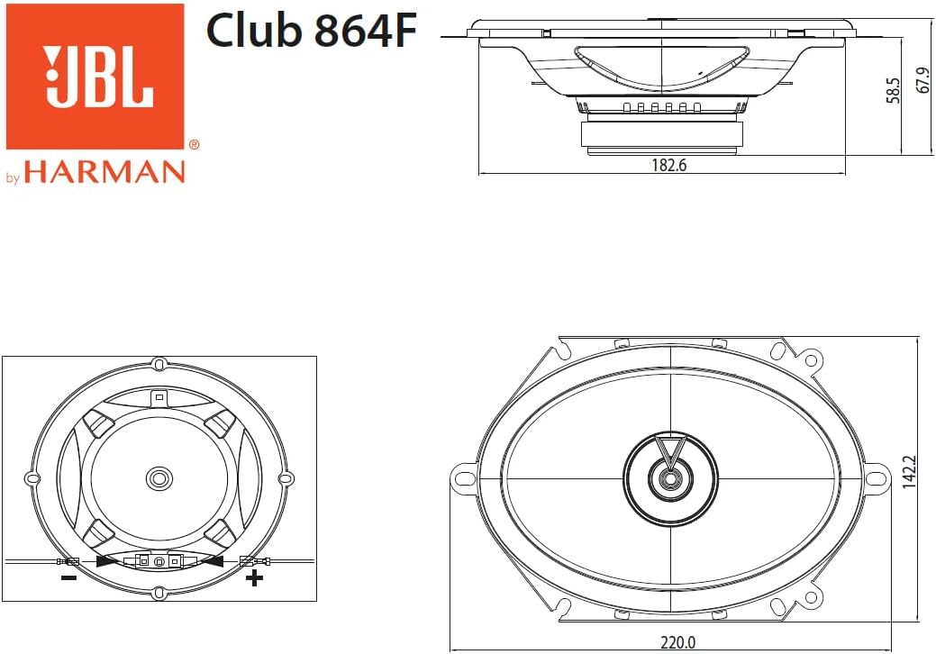 Club 864F Koaxial Lautsprechersatz