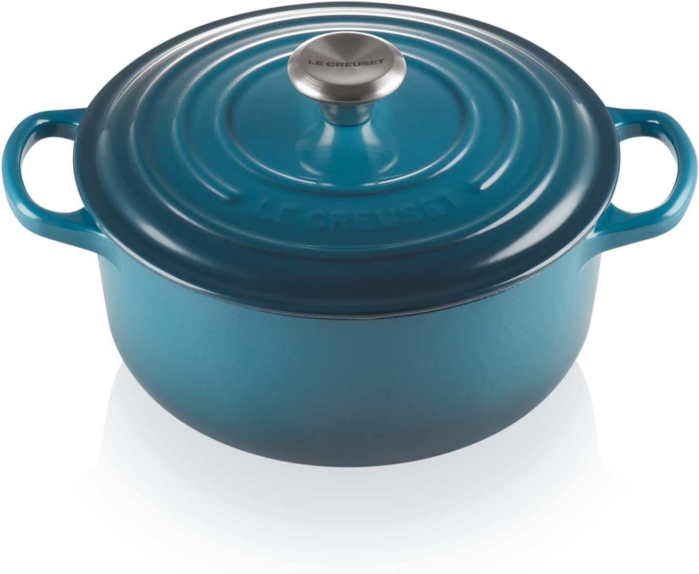 Signature Gusseisen-Bräter mit Deckel, Deep Teal 20 cm
