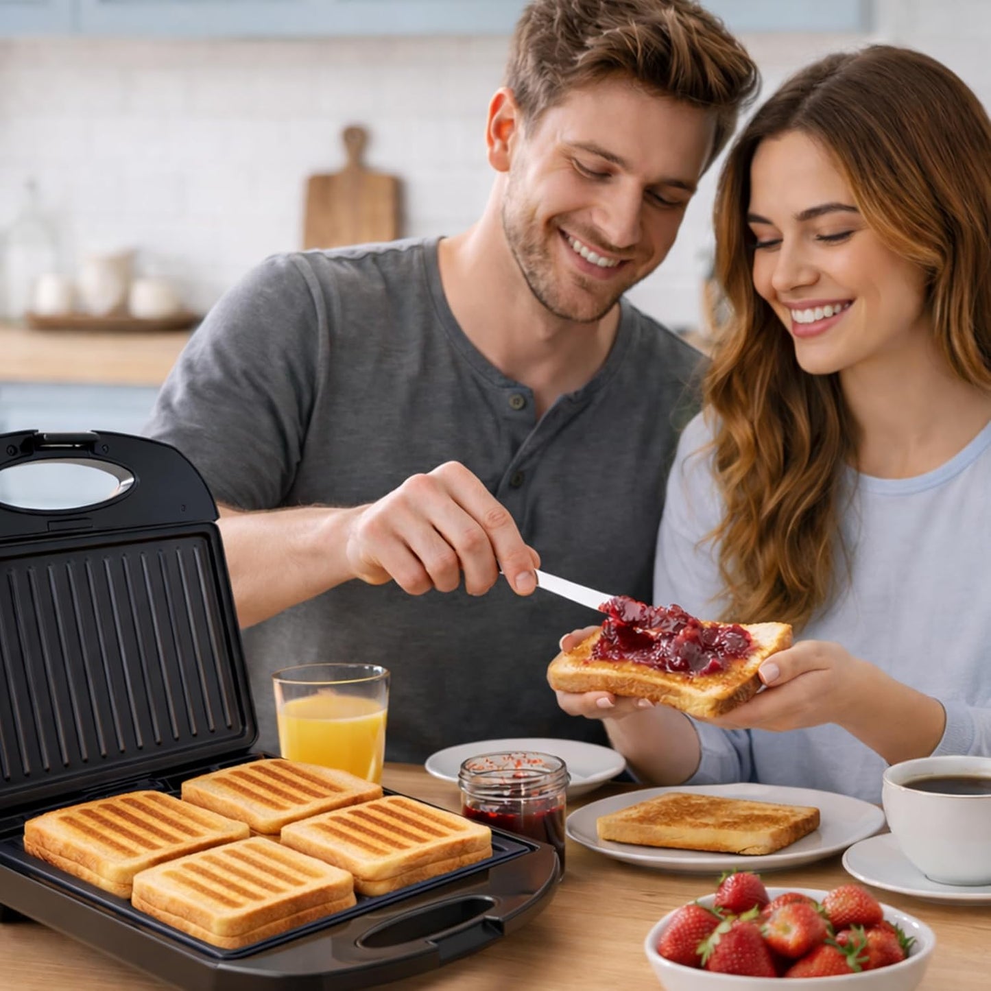 P101TOS040 Family Grill für 4 Scheiben