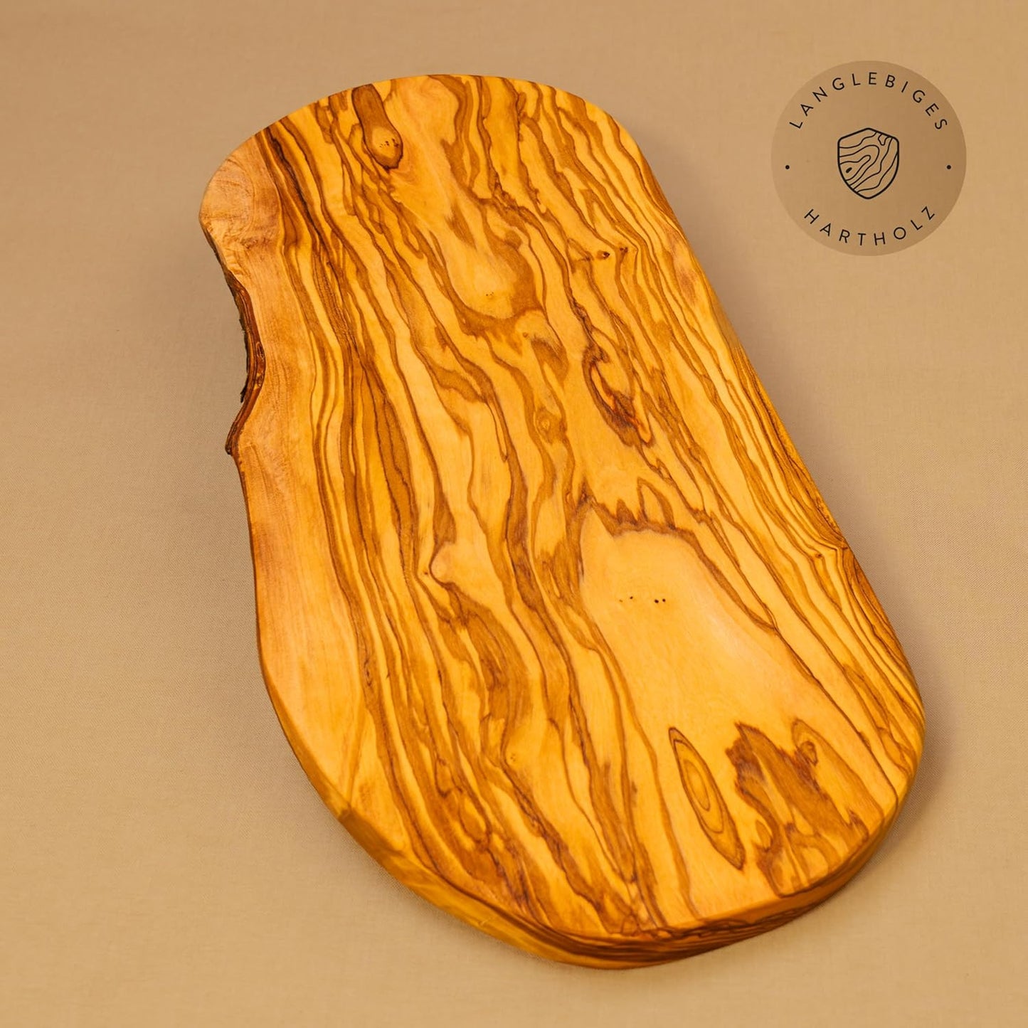 Schneide- und Servierbrett aus Olivenholz, 35 cm, 35L x 17B cm