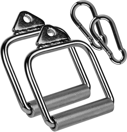 2-teiliges Einhandgriffe Set mit Karabinerhaken