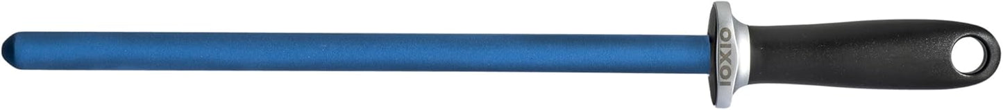 Keramikwetzstab für scharfe Messer, Blau