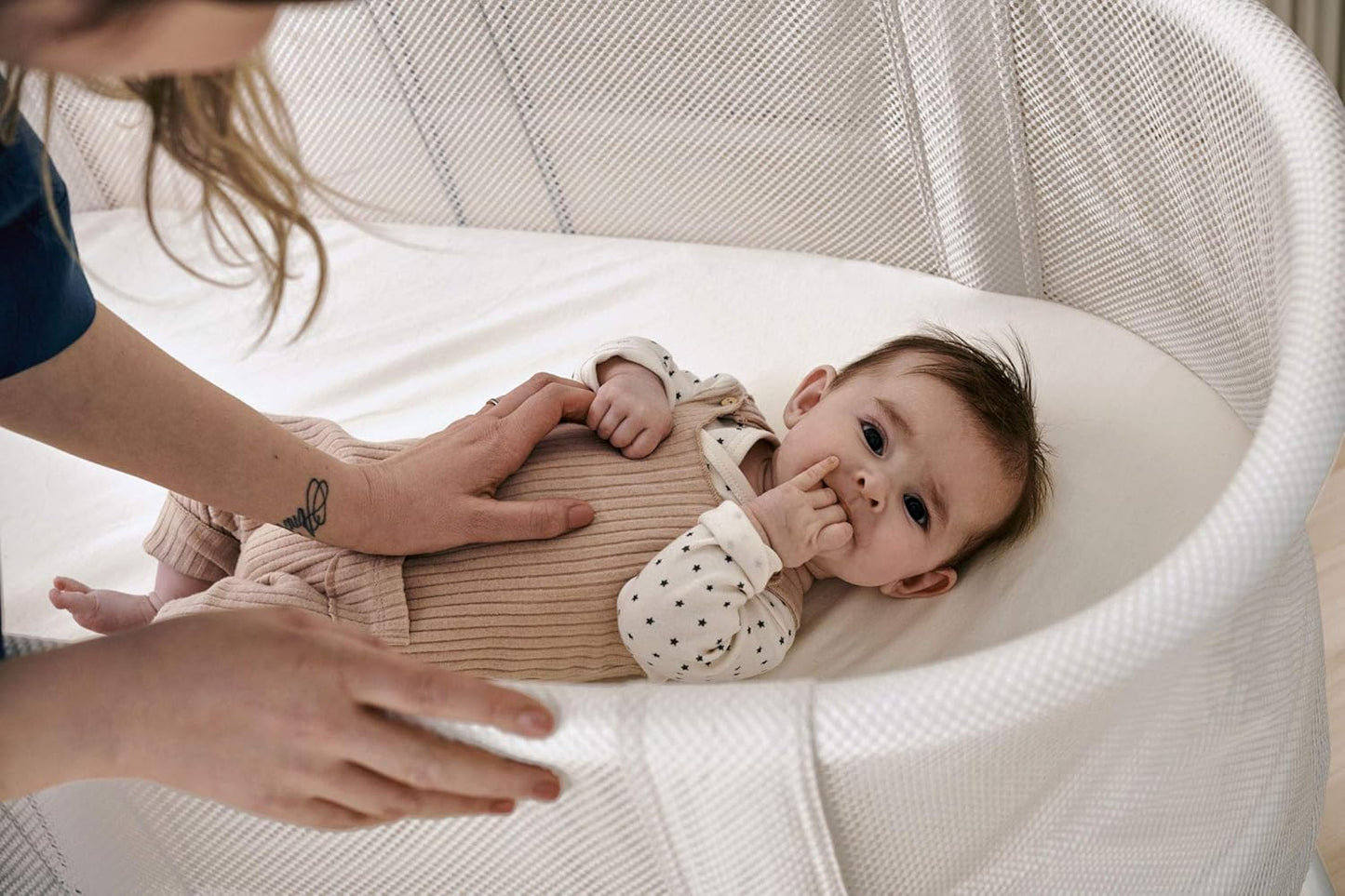 Babybett, Babybett Weiß