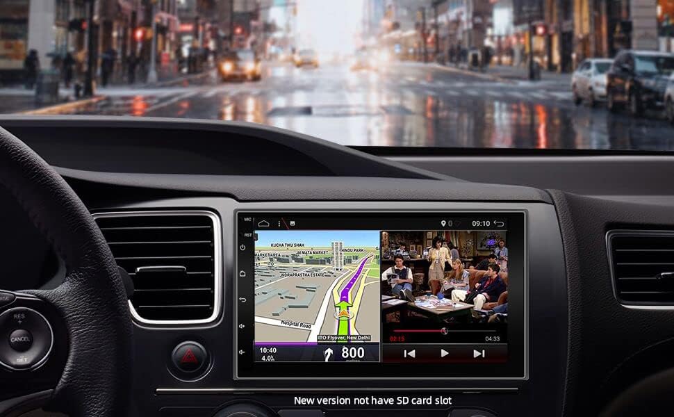 Android 10 2G32G Doppel Din Autoradio mit Navi & Rückfahrkamera, Android 10-2G32G