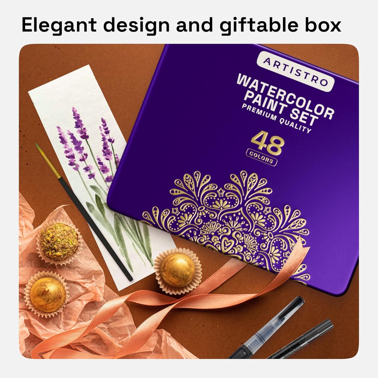 Aquarellfarben Set, 48 stück - Premium