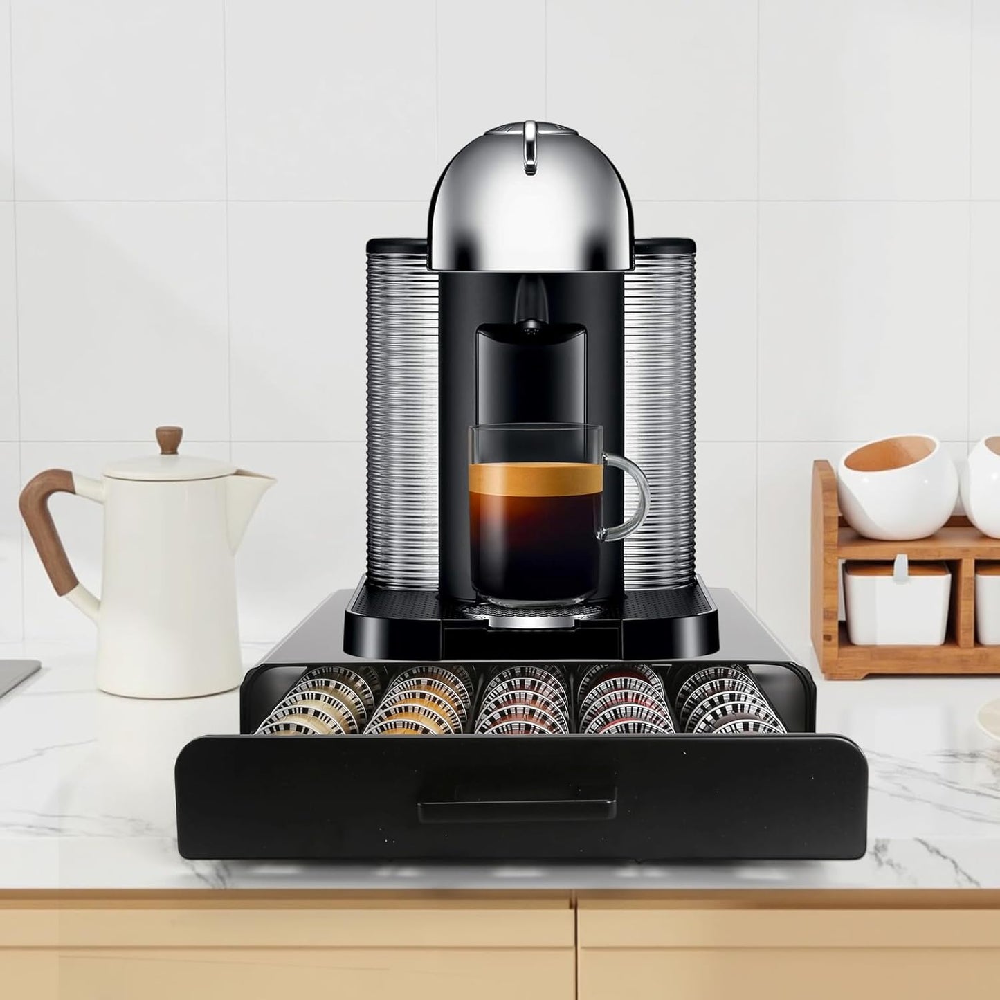 Kapselhalter für 35 Vertuoline-Kaffeekapseln