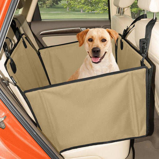 Extra Stabiler Hunde Autositz, L Beige