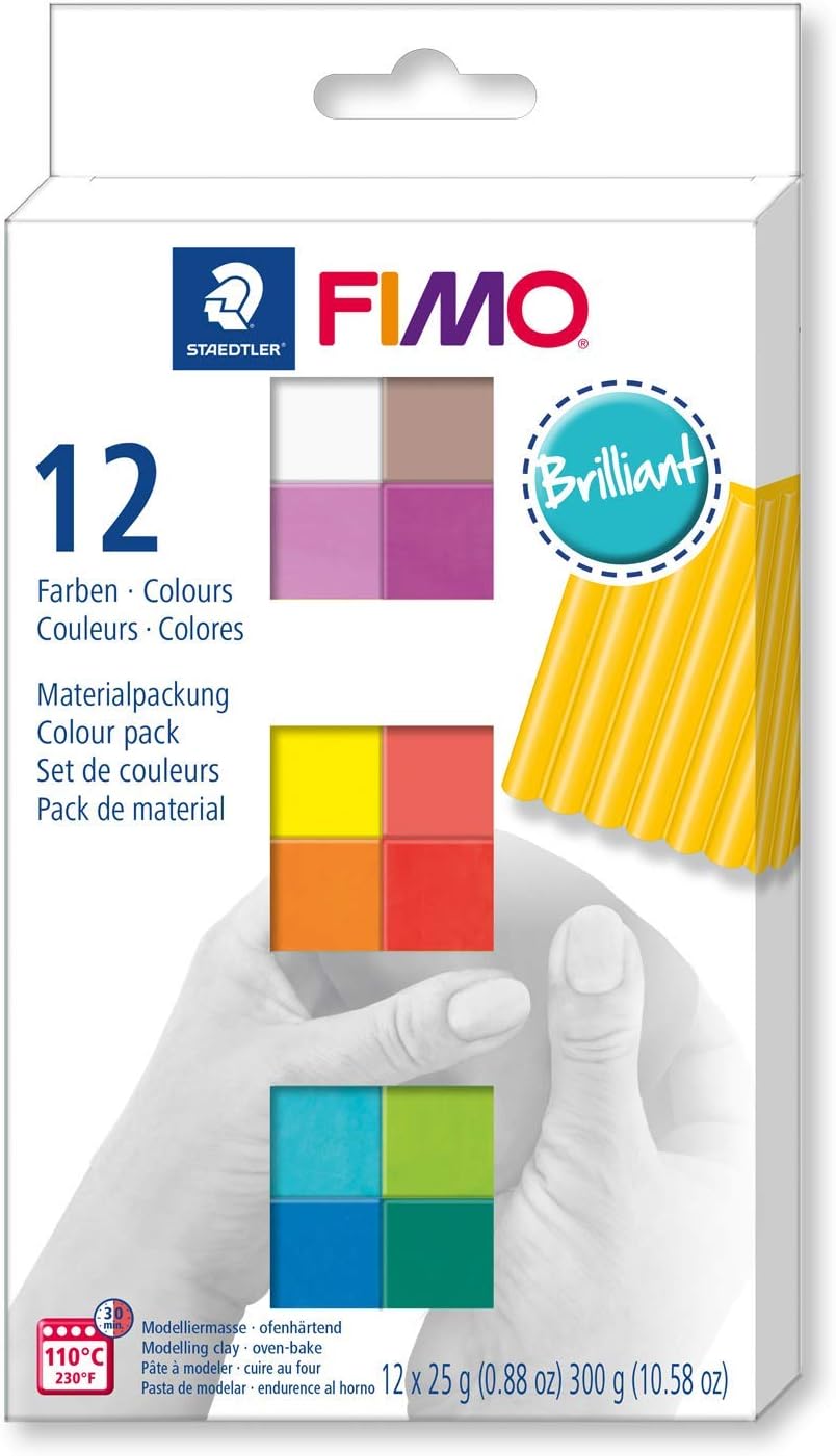 FIMO Ofenhärtende Modelliermasse Komplett-Set, Brilliant Komplett-Set