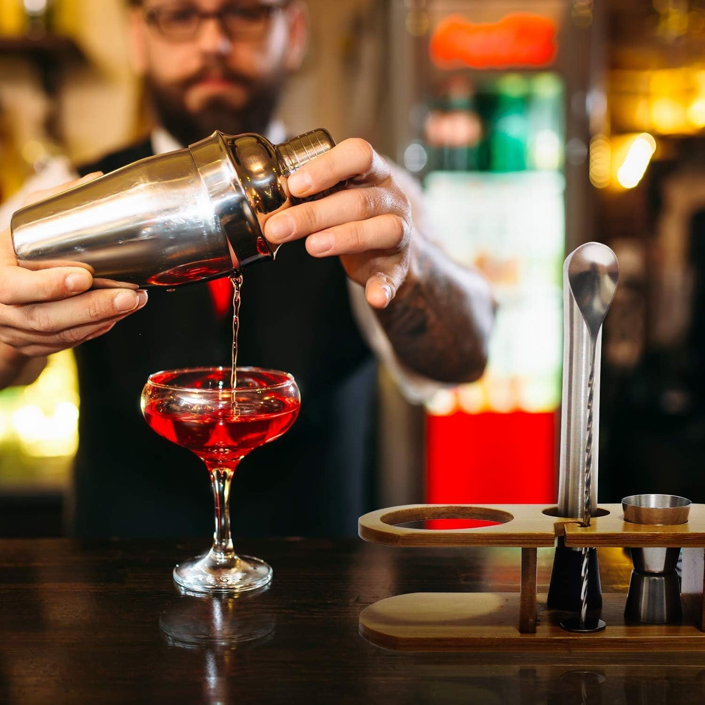 5-teiliges Cocktail Shaker Set