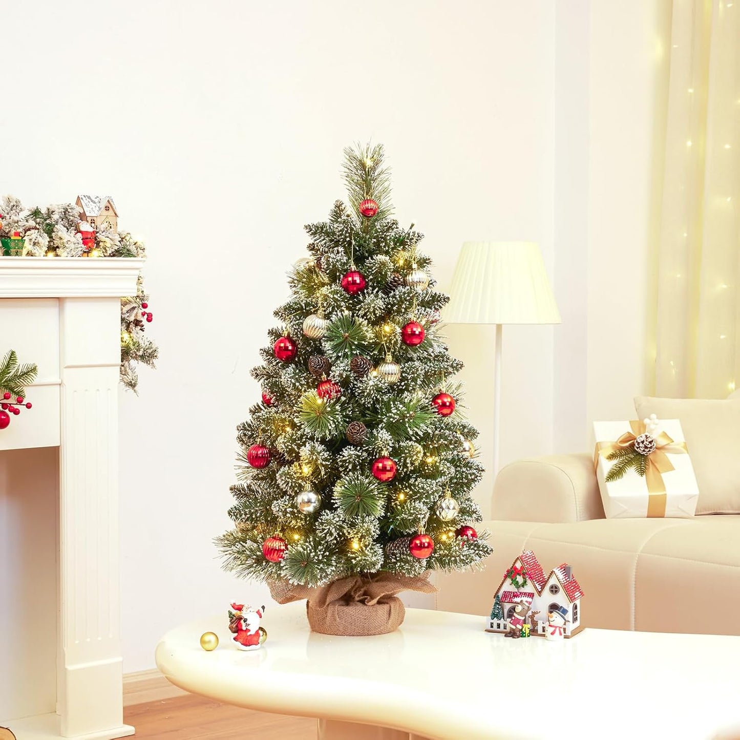 Mini-Weihnachtsbaum mit LED-Beleuchtung, 70 cm