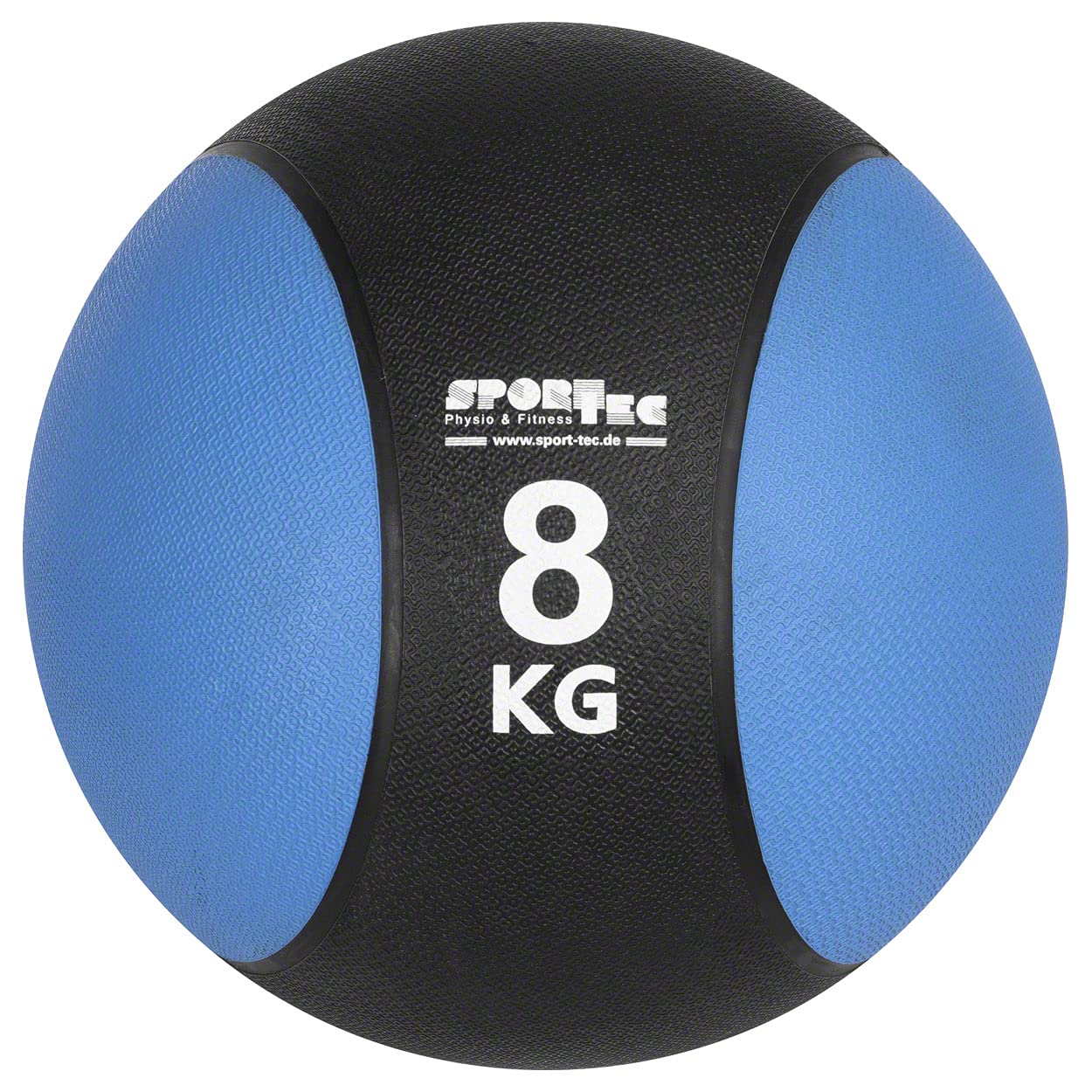 Medizinball, 8 kg / blau