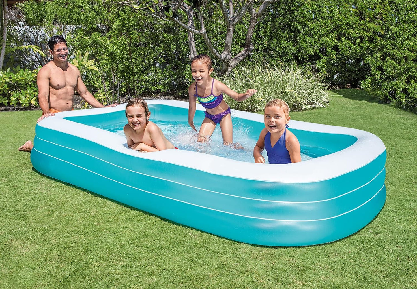 Family Pool, Blau 305 x 183 x 56 cm