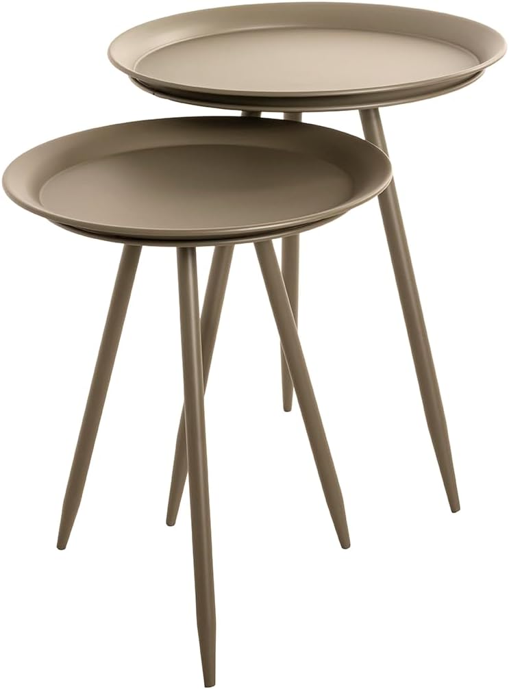 Moderner Beistelltisch (54 x 44 cm), Ø 44 x H 54 cm Grün